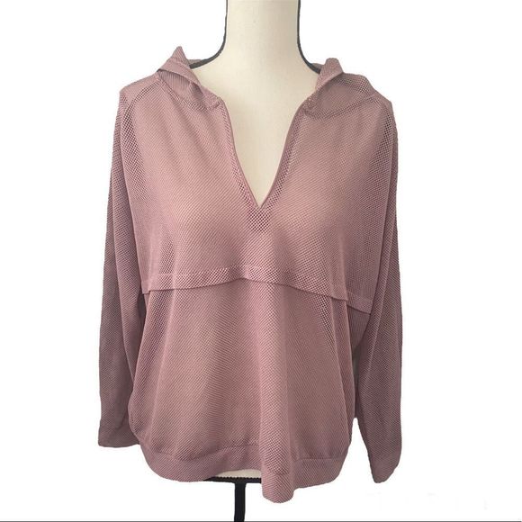 Soho Sport Tops - Mauve Mesh Pullover